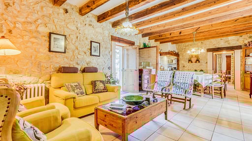 Villa Es Fangar Salón