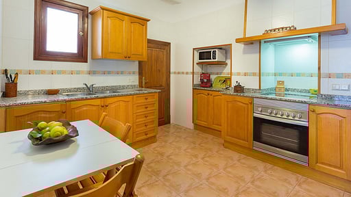 Villa Es Moli de Can Torres Küche
