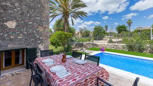 Villa Es Moli de Can Torres Terrasse/Veranda