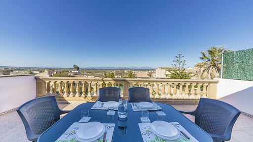 Villa Es Pla Terrazza/Veranda