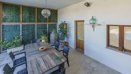 Villa Es Pla Terrazza/Veranda