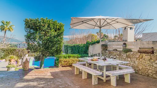 Villa Es Puig Терраса/веранда