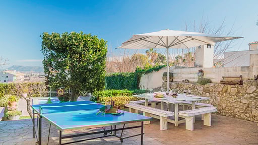 Villa Es Puig Настольный теннис