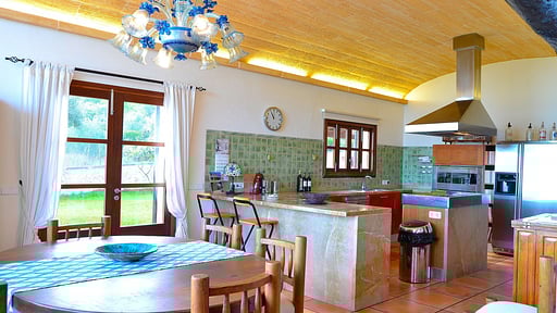 Villa Es Turonet Dining area