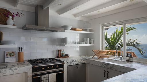 Villa Esprit de Roche Kitchen