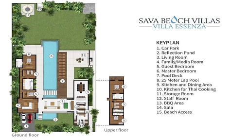 Villa Essenza Floor plan
