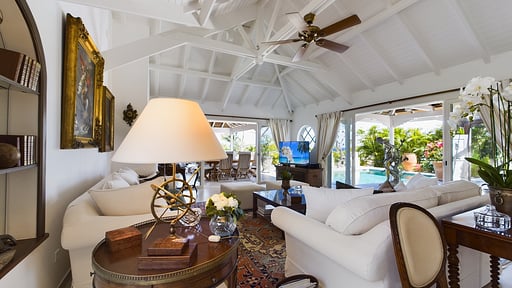 Villa Eugenia Woonkamer