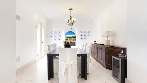 Villa Eva Sorrento Zona pranzo