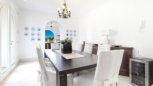 Villa Eva Sorrento Zona pranzo