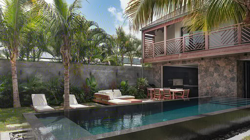 Villa Excuse My French Zwembad