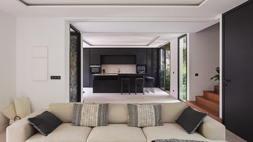 Villa Excuse My French Woonkamer