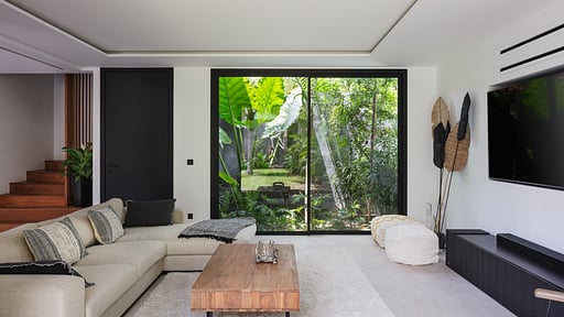 Villa Excuse My French Woonkamer