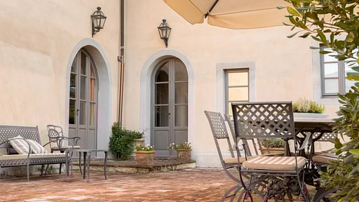 Villa Fagnana Terrasse/Veranda