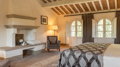 Villa Fagnana Schlafzimmer 1