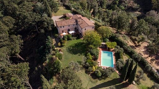 Villa Fagnana Drohnen-Bilder