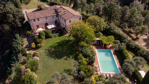 Villa Fagnana Drohnen-Bilder