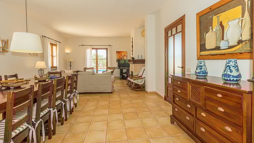 Villa Fandango Dining area