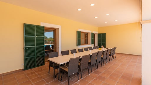 Villa Fandango Dining area