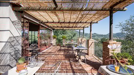 Villa Fattori Terrasse/Veranda