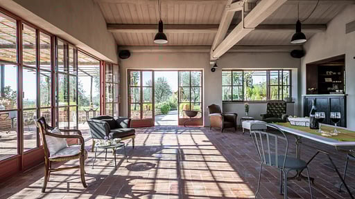 Villa Fattori Wohnbereich