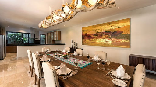 Villa Feronia Dining area
