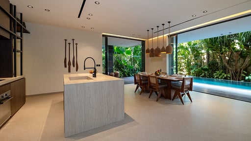 Villa Fiji Dining area