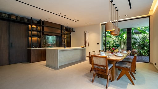 Villa Fiji Dining area