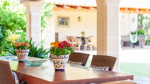 Villa Finca Can Roig Dining area
