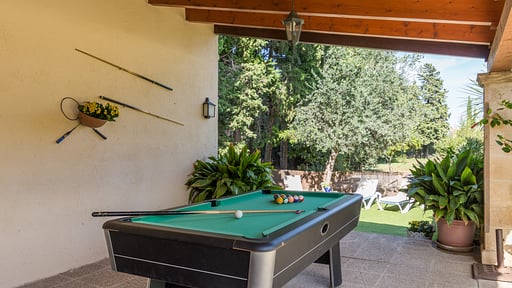 Villa Finca Can Roig Billiard