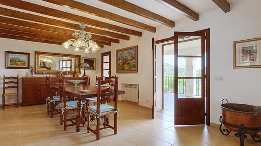 Finca Plomera Dining area