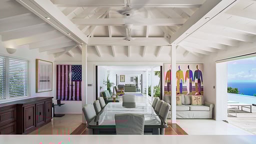 Villa Fleur de Mer Dining area