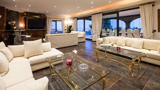 Villa Fluxe Wohnbereich