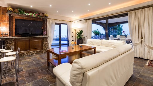 Villa Fluxe Wohnbereich