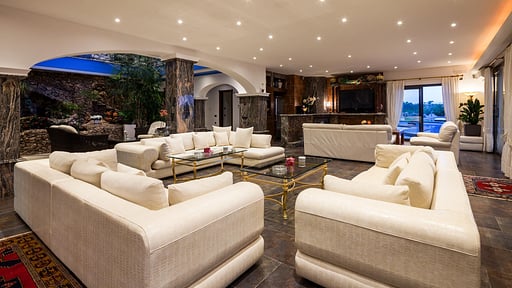 Villa Fluxe Wohnbereich