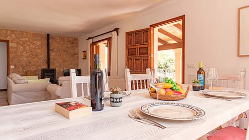 Villa Font Aina Dining area