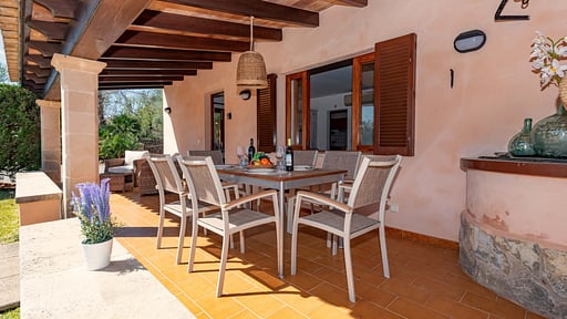 Villa Font Aina Dining area