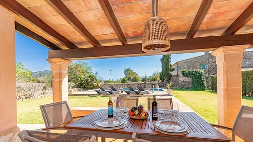 Villa Font Aina Dining area