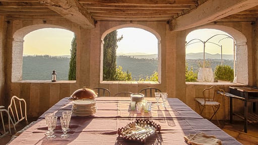 Villa Fontanelle 10 Dining area