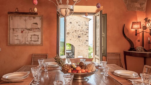 Villa Fontanelle 12 Eethoek