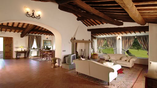 Villa Fontanelle Woonkamer 1