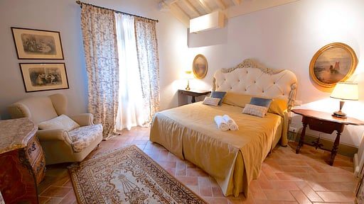 Villa Fonte Verde Schlafzimmer 1