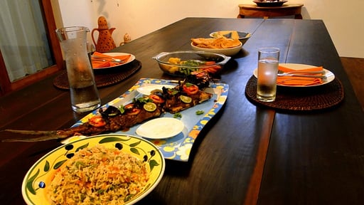 Villa Footprints Dining area