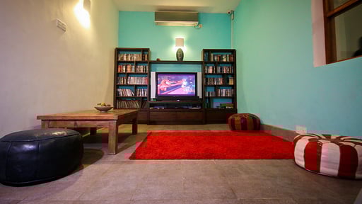 Villa Footprints Media room