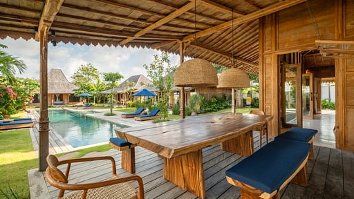 Villa Fosenosa Dining area