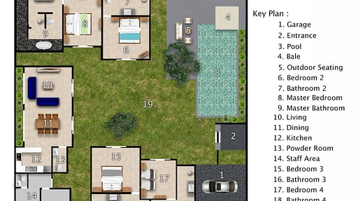 Villa Frangi Floor plan