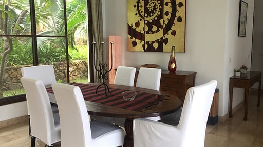 Villa Frangipani Choeng Mon Dining area