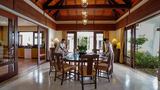 Villa Frangipani Samui Zona de comedor