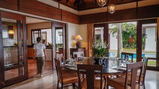 Villa Frangipani Samui Zona de comedor