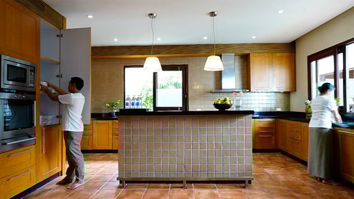 Villa Frangipani Samui Cocina