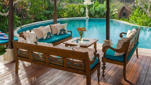 Villa Frangipani Living room 2